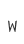 w