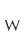 w
