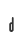 d