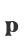 p