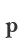 p