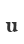 u