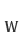w