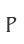 P