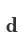 d