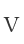 V