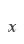 x
