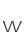 w