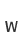 w