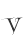 V