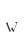 w