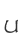 u