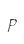 P