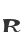 R