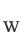 w