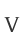 V