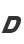 D