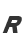 R