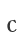 c