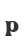 p