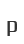 p