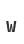 w