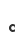 c