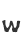 w