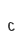 c