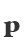 p