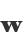 w