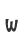 w