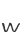 w