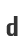 d