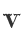 v