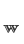 w