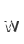 w