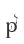 p