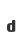 d