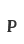 p