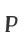 P