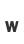 w