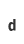d