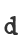 d