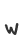 w