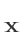 X