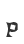 p