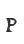 P