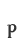 p