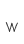 w